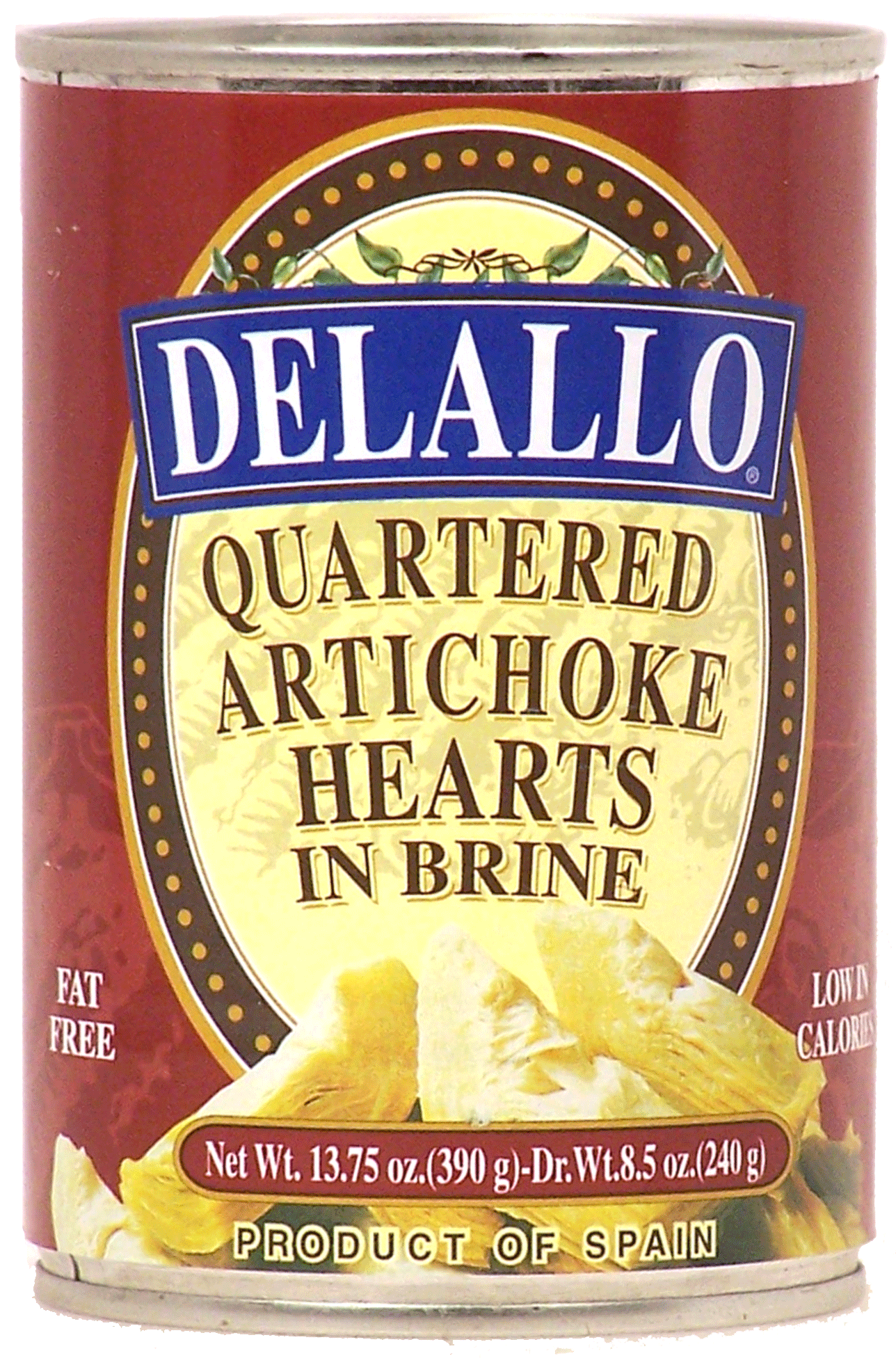 Delallo  quartered artichoke hearts in brine Full-Size Picture